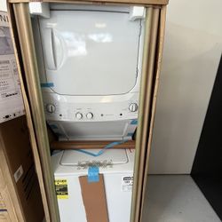 Ge 27” Laundry Center Washer+dryer Gas Brand New 