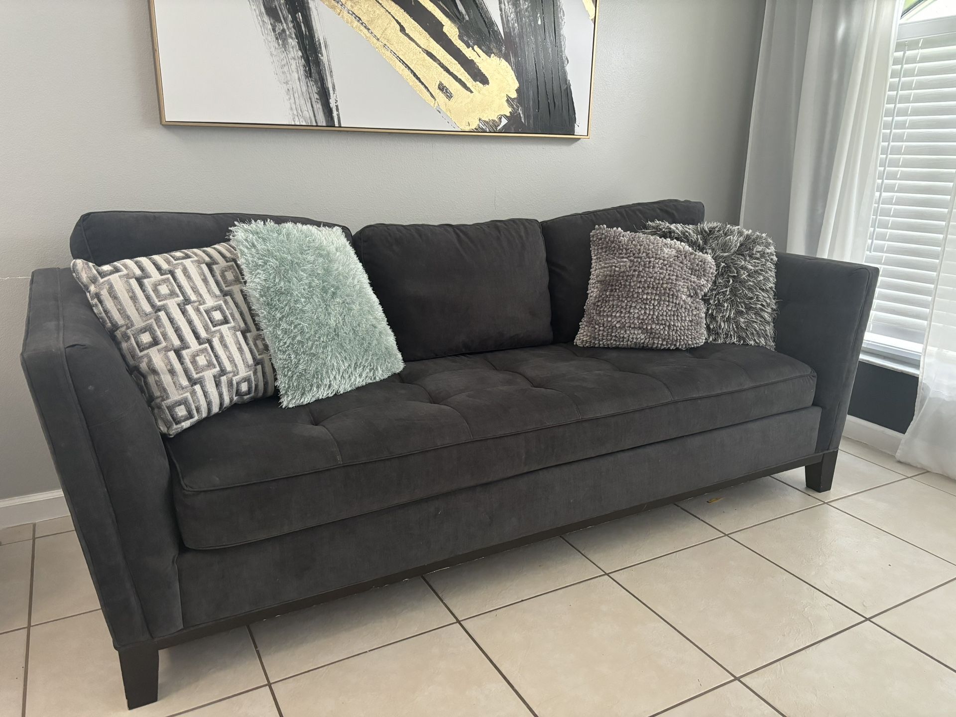 Dark Grey Sofa