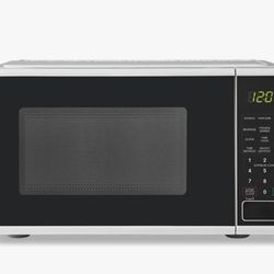Countertop Microwave Oven 0.7 Cu Ft Capacity Compact 700 Watt Child-Safe Lockout