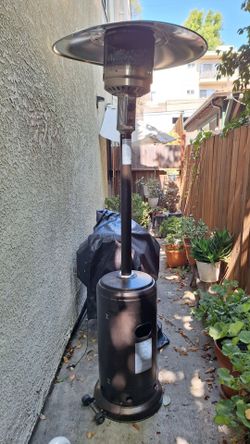 Patio propane heat lamp