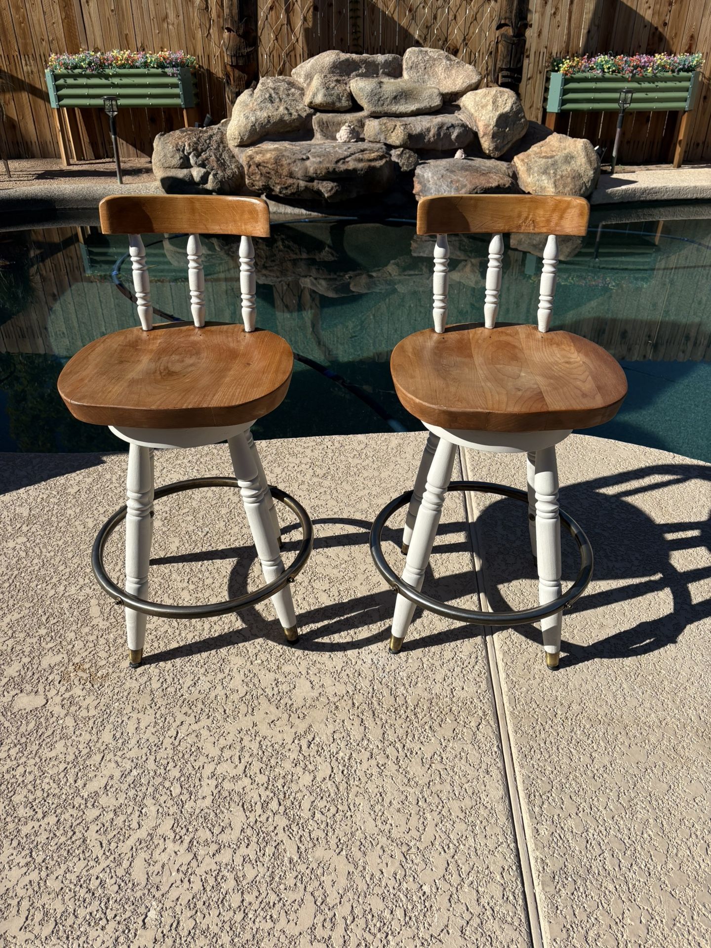 Two Wooden Stools