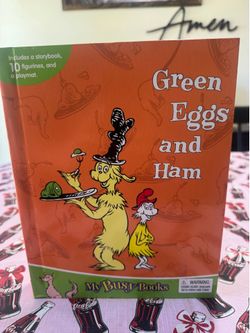Dr Seuss Book + Figurines