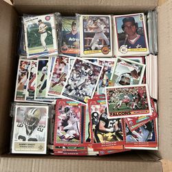 Box Of Assorted Sports Cards