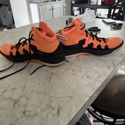 Air Jordan Mens Shoes Size 12 Sneakers Prime Mania Fly wire Orange Black