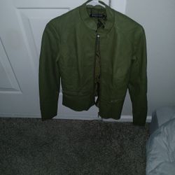 BACINI LEATHER JaCKET  Size S