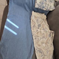 Three Pcs Petite Med- D.a.s.h, Zac & Rachel Women's Pants, Croft & Barrow Shirt 