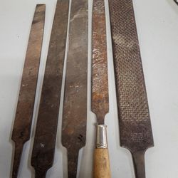 Metal Files Lot Of 5 Pcs