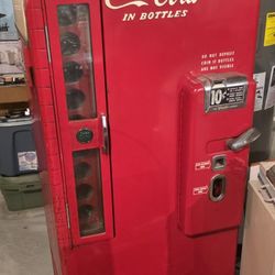 Original Unrestored 1956 Vendo H81B Coke Machine, Coca Cola