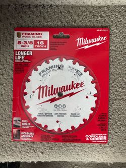 Milwaukee skill saw blade. New