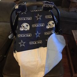 Cowboys Car Seat Canopy