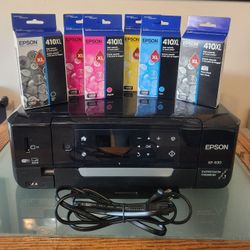 Used Epson XP-630 Wireless Photo All-in-One Printer With Extra Ink