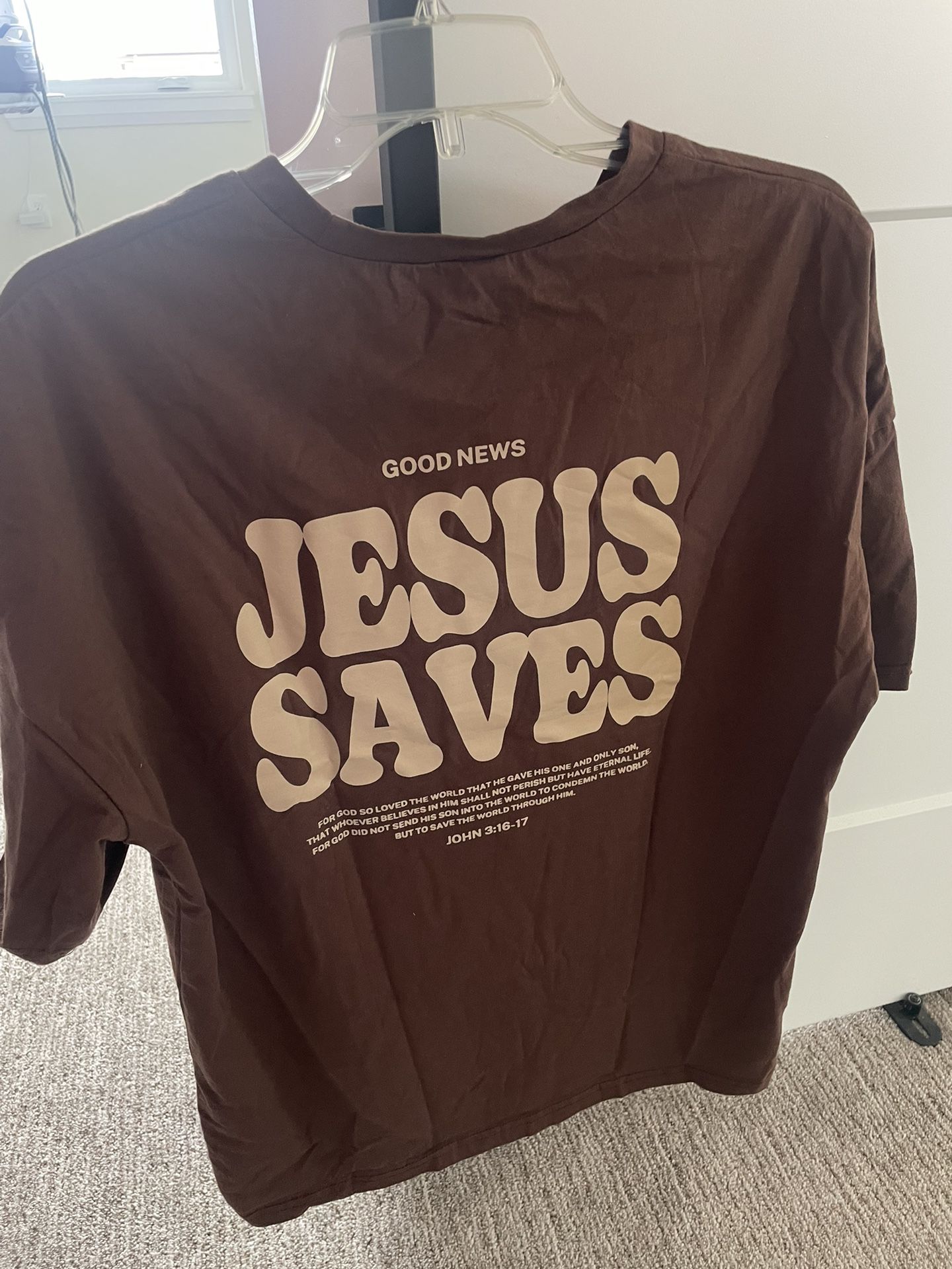 Jesus saves shirt 