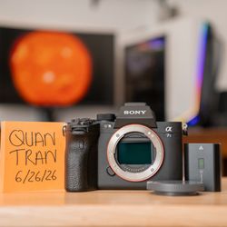 Sony A7S III camera