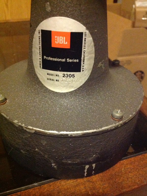 stof at se egetræ Vintage Original JBL 2470 compression driver and 2305 potato masher horn  /Speakers for Sale in Orting, WA - OfferUp