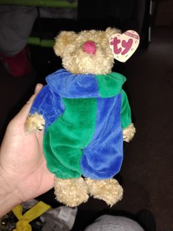 Rare Ty Clown Bear 1993 very good condition and collectable