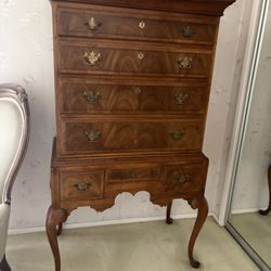 High Boy Dresser With Matching Nightstand. 