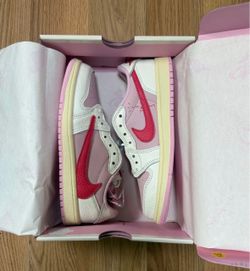 Jordan 1 Retro Low OG SP Travis Scott 'Tropical Pink' (PS) - Size 3Y