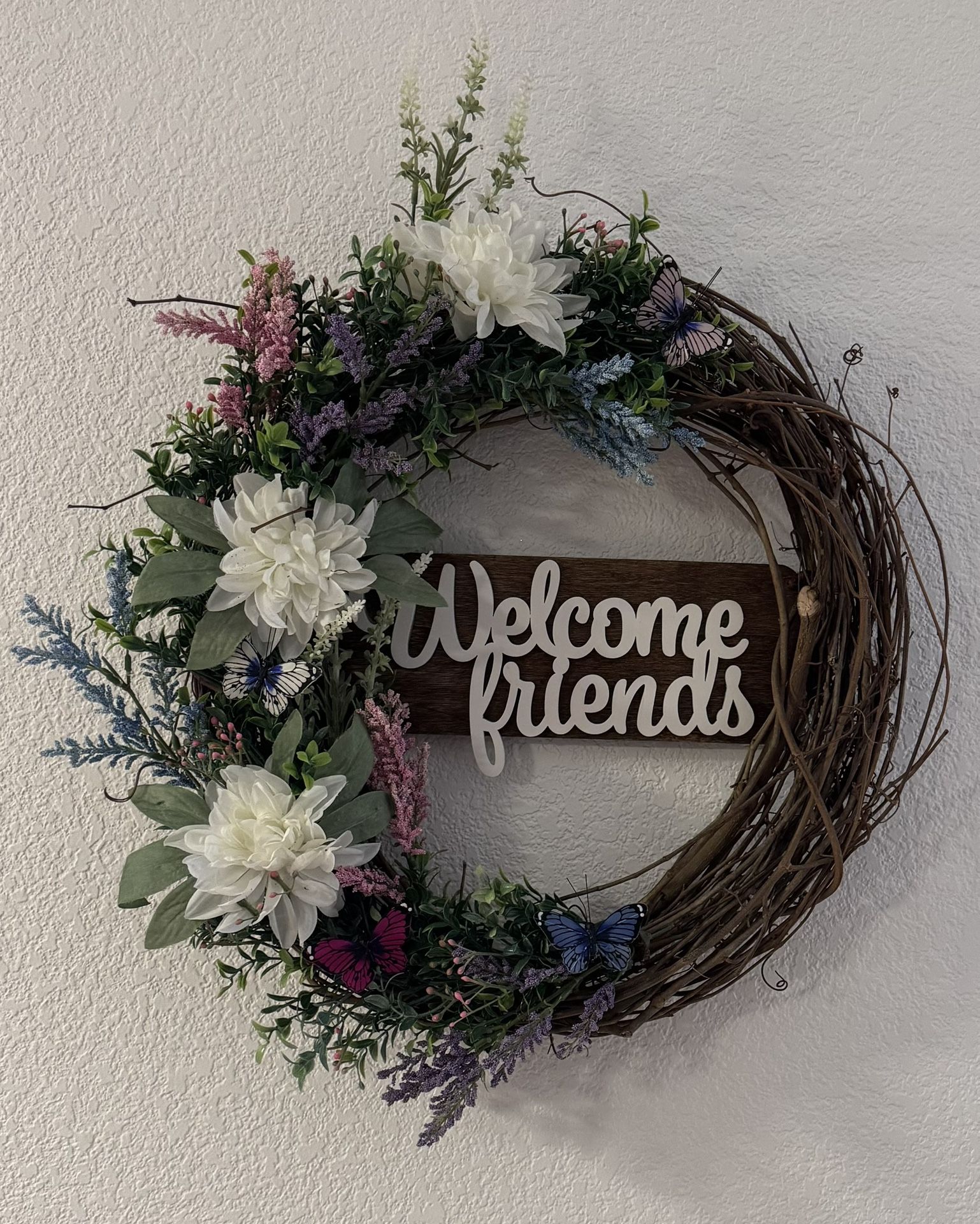 Butterfly Garden wreath
