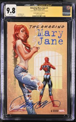 Amazing Mary Jane #1  SIGNED - CGC 9.8 - J. Scott Campbell Autographed Variant