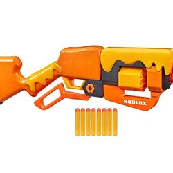 Nerf Roblox Adopt Me!: Bees! Lever Action Dart Blaster, Rotating 8-Dart Drum, 8 Elite Darts, Code to Unlock in-Game Virtual Item