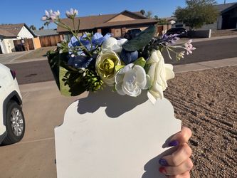 Floral In Loving Memory Decorative Sign Board