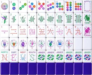 NEW 160 Pcs American Mahjong Tile Set Only, 4-Layer Zodiac Tiles (No Case or Chips)