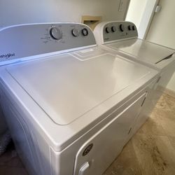 Whirlpool Top Load Washer & Dryer