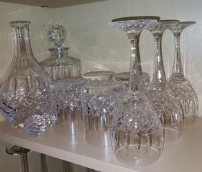 Crystal Decanters And Glasses