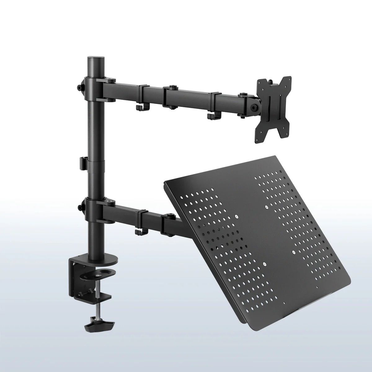 Vivo Single Monitor And Laptop Desk Mount