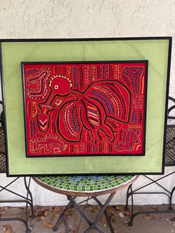 Vintage 1960s Mola Art