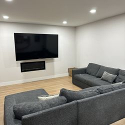 Living Spaces Sectional Sofa 