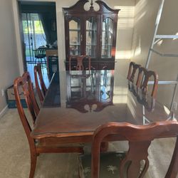 Hutch & Dining Table 