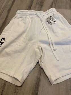 Chrome heart shorts