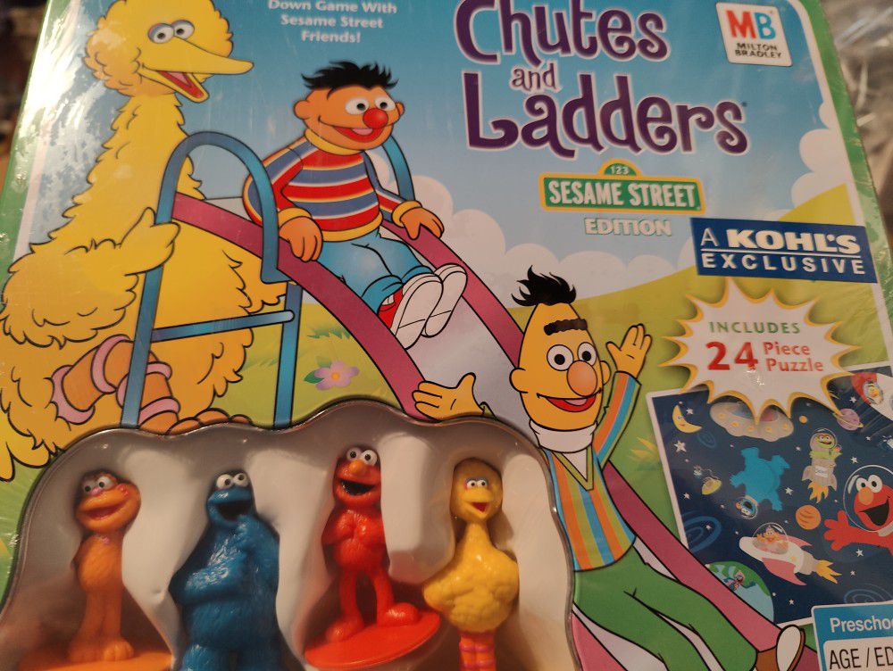 Chutes & Ladders Sesame Street Edition 2006  Puzzle Game 