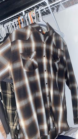 Brown Plaid Flannel outlander