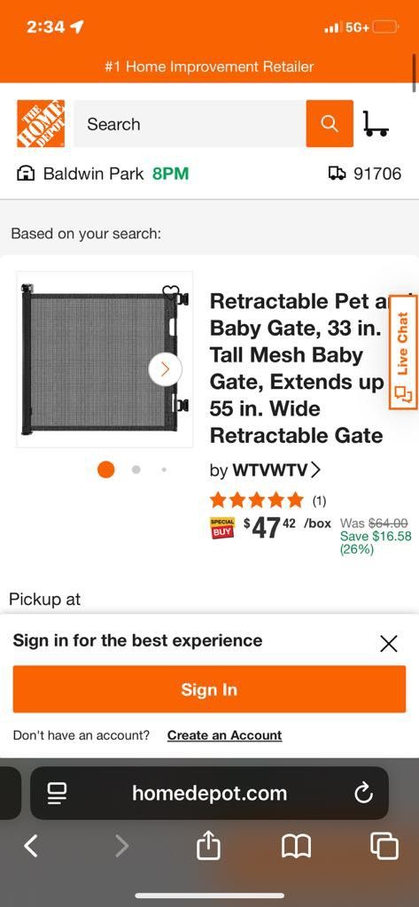Retractable Gate