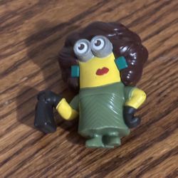 Minions The Rise Of Gru Bag Lady Purse Wig McDonalds Toy 2019 Toy Figure