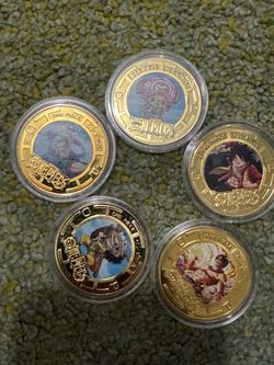 One Piece Collectible Gold Coins Set of 5