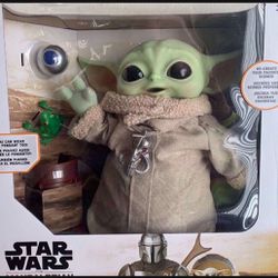 New Star Wars The Child Baby Yoda The Mandalorian  with 4 Accessories, 12" Tall