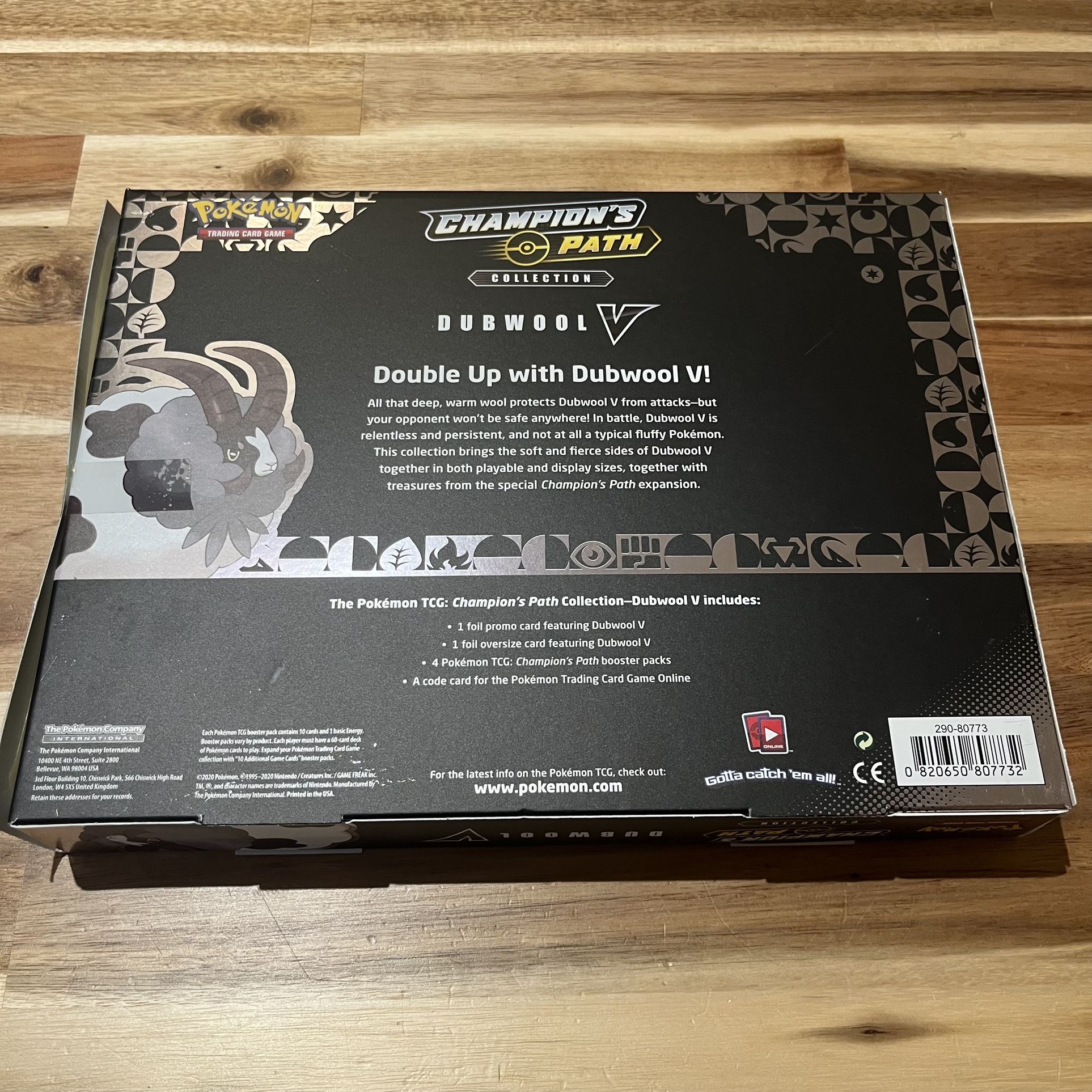 NEW Pokemon TCG Champions Path Dubwool V Collection Factory Sealed