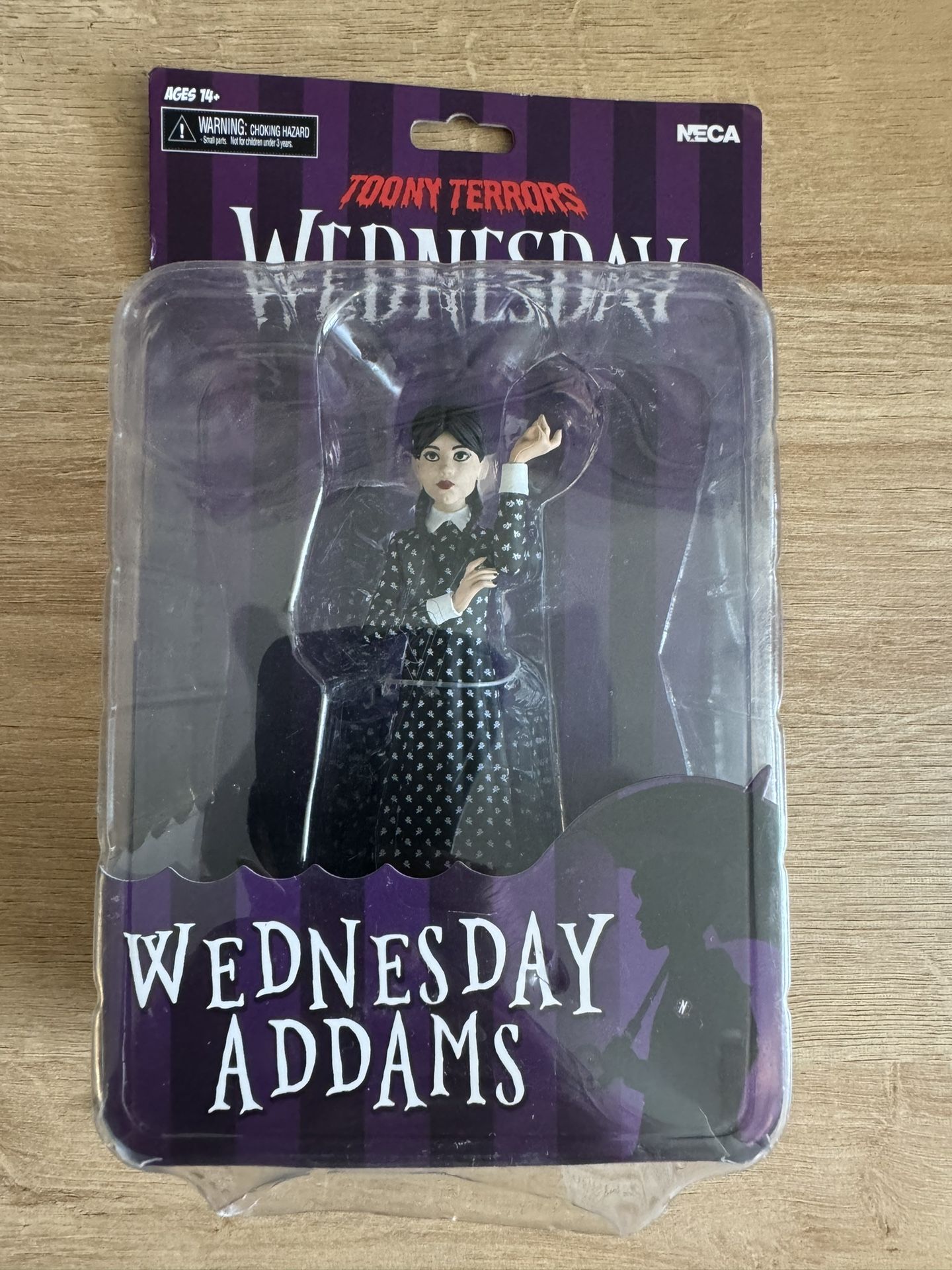 NECA WEDNESDAY ADDAMS 6" TOONY TERRORS Action Figure Netflix ADDAMS FAMILY