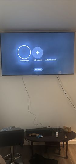 65 inch TV and bracket