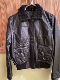 Women leather jacket