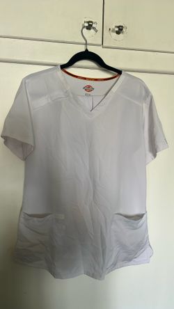 White Dickies Scrubs 