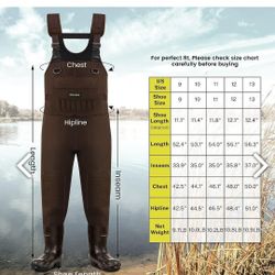 Size 10 Waders Open Box 