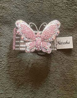 Natasha Crystal Butterfly Bracelet
