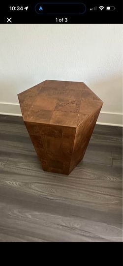 Wood Side Table