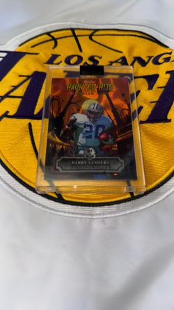 Barry Sanders Haunted Hits Football Card 3/4