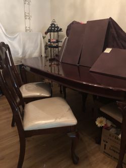 Dining room table set 6 chairs