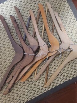 50 PLUS Wooden Hangors DIFFERENT styles